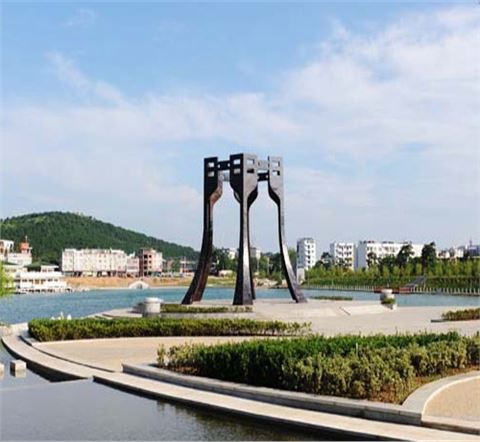 《六門(mén)通天》-安徽宿松城門(mén)沖廣場(chǎng)主題雕塑