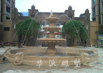 湖南長(zhǎng)沙石雕噴泉制作、施工